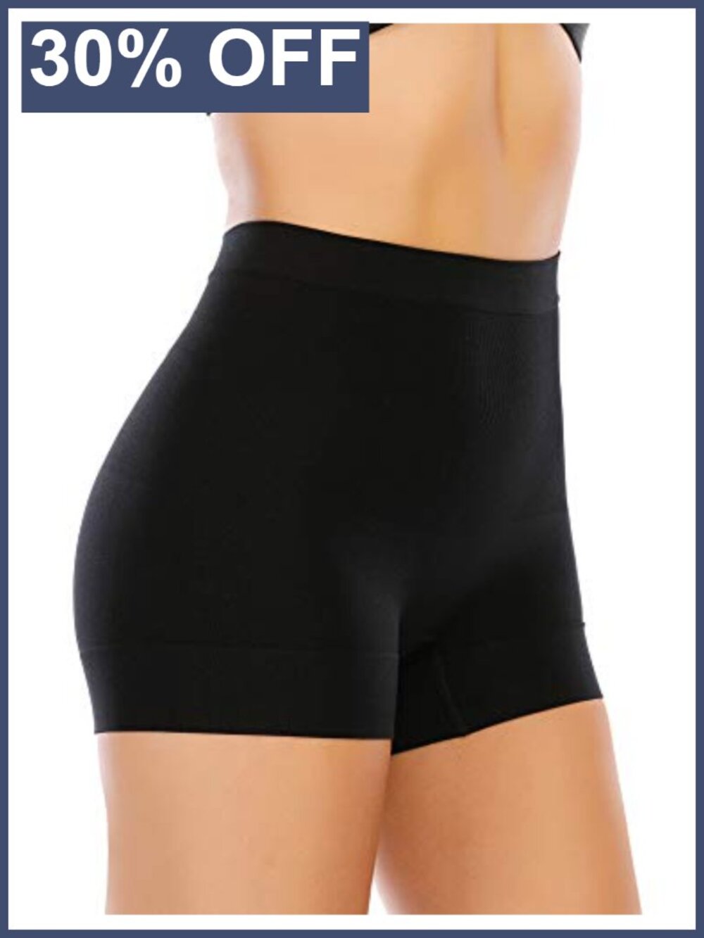 Womens Seamless Tummy Control Boyshorts Shapewear Slip Shorts